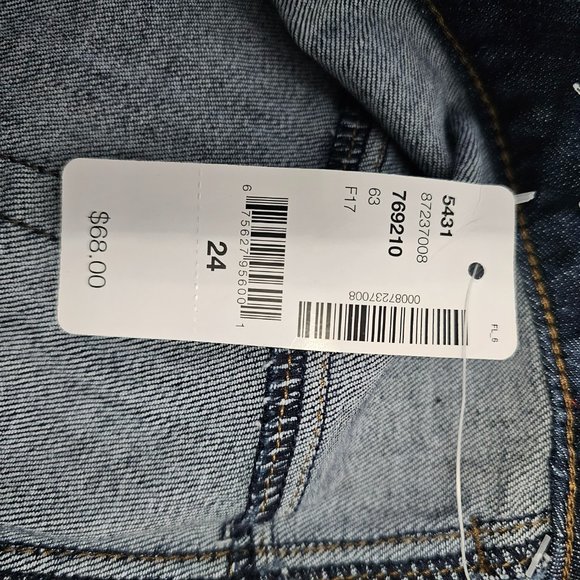 NWT Pennington Straight leg women's distressed jeans in size 24 - Picture 6 of 6